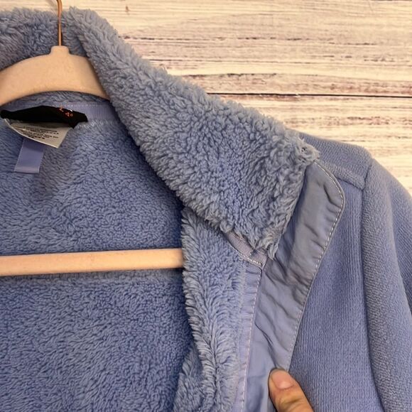 Patagonia Synchilla Fleece Full Zip Jacket Womens M Sherpa Mesh Pockets Blue - Picture 10 of 15